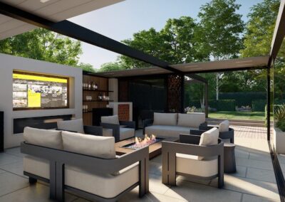 Contemporary Resort-Style Garden, Gerrards Cross