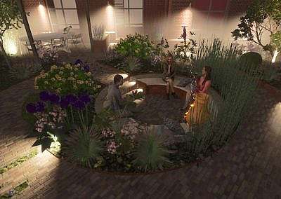 Contemporary garden design Marlow
