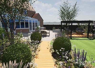 Small lifestyle garden design