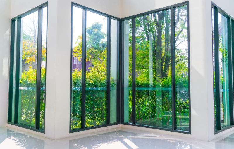 house interior connects to the garden