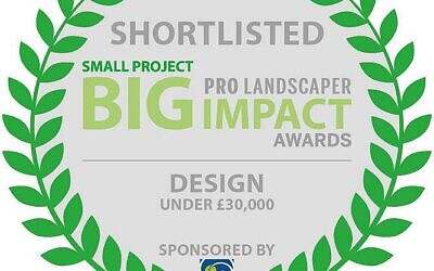 Nominated for Prolandscaper award 2021