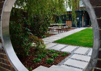 Garden for an active family