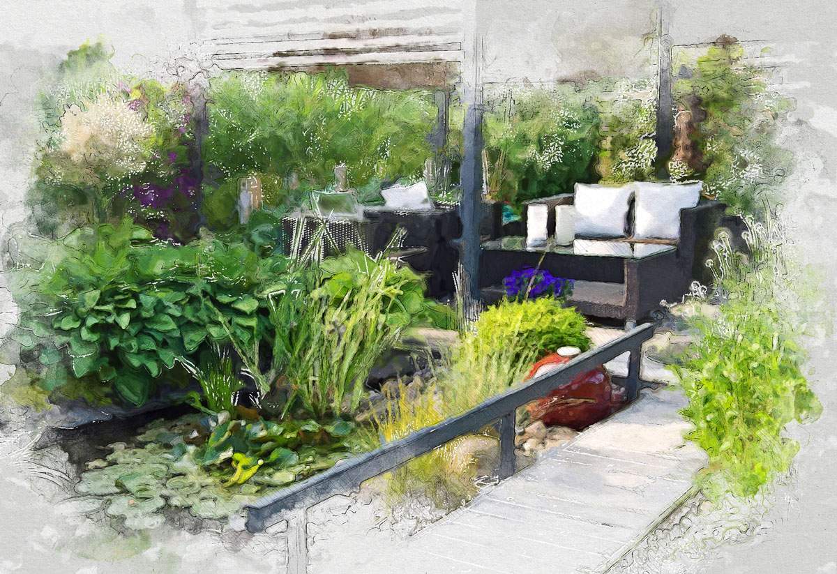 Stages of garden design by Richard Rogers