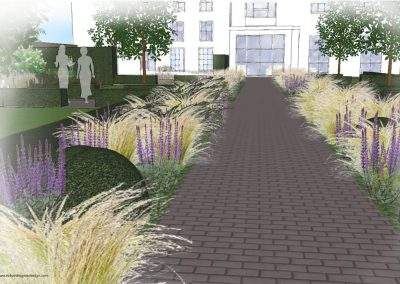 Events venue garden – West London